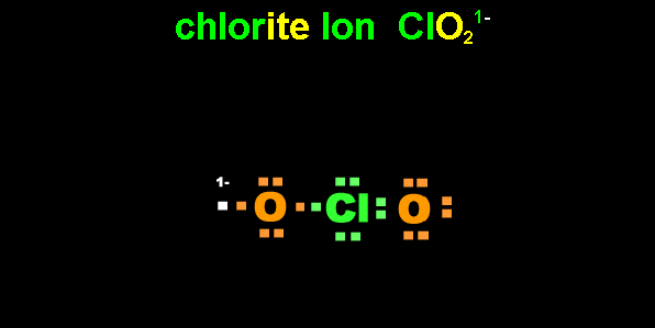 Chlorite ion answer to drag and drop exercise